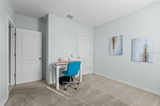 a view of a room with toys