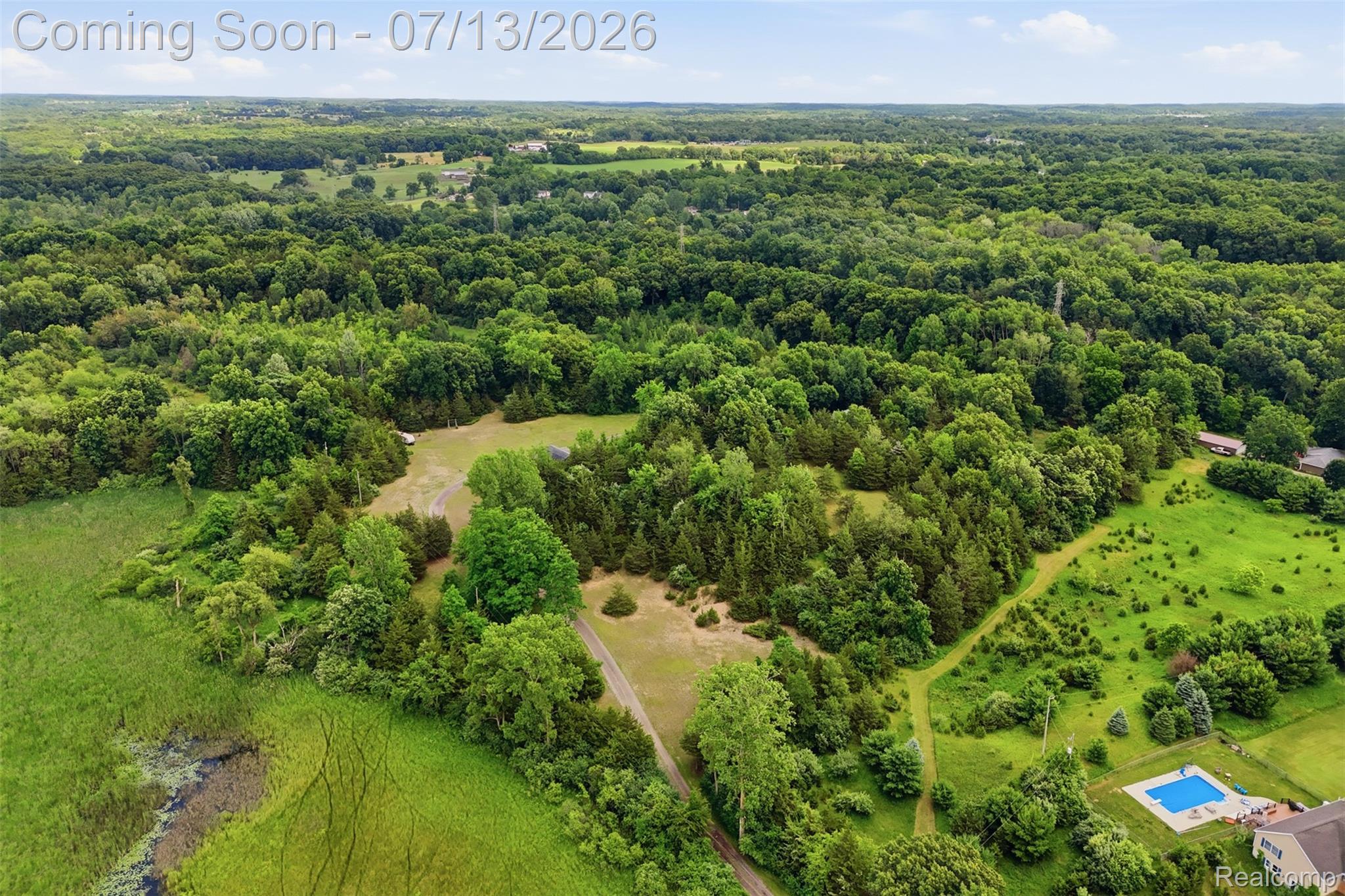 10525 Antcliff Road Brooklyn, MI 49230 - Photo 64 of 80 Aerial view of property