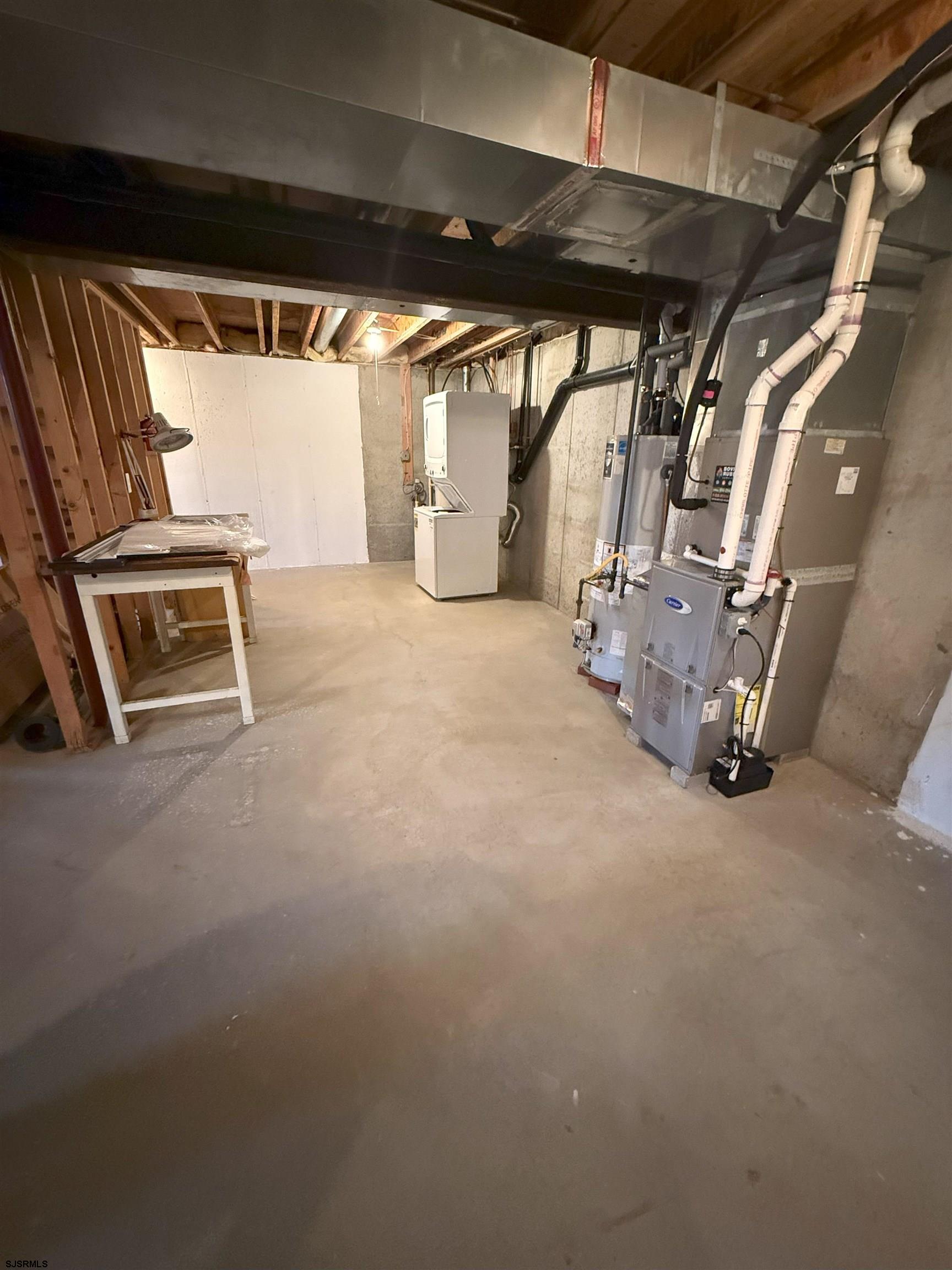 420 North Chew Road Hammonton, NJ 08037 - Photo 24 of 34 a view of a garage with wooden floor