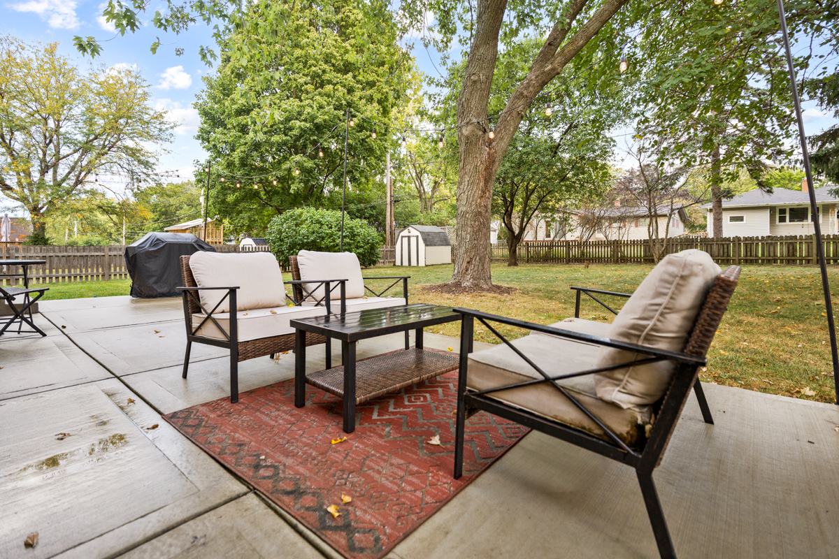 328 South 14th Street St. Charles, IL 60174 - Photo 23 of 26 a view of a backyard with sitting area