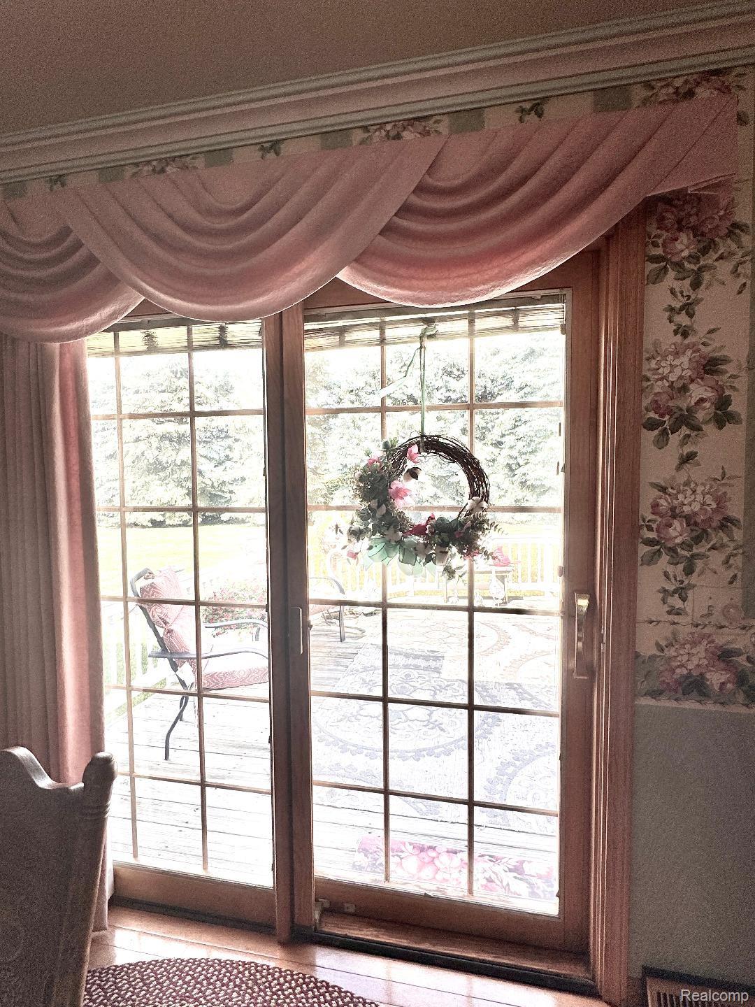6686 South Schott Road Mayville, MI 48744 - Photo 5 of 25 Wood-finish sliding glass door