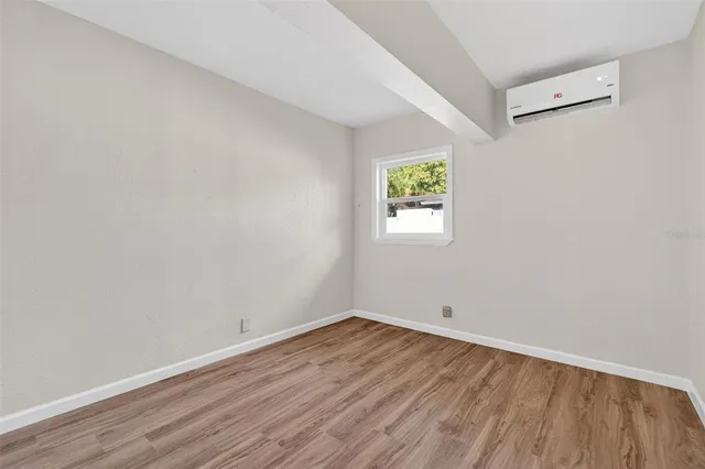 wooden floor in an empty room