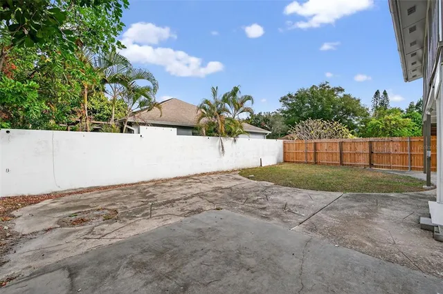 a view of a house with a patio