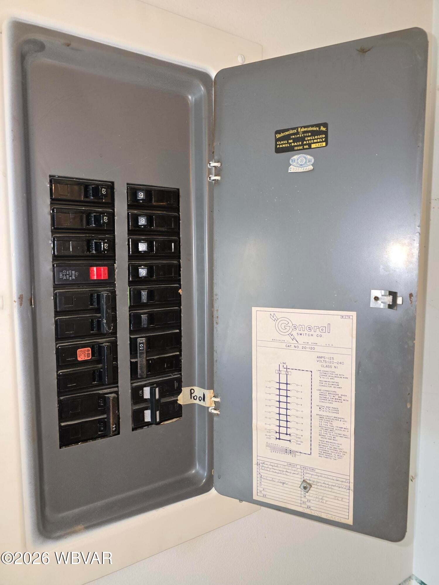 15 Stone Ridge Lane Mill Hall, PA 17751 - Photo 25 of 35 ELEC PANEL