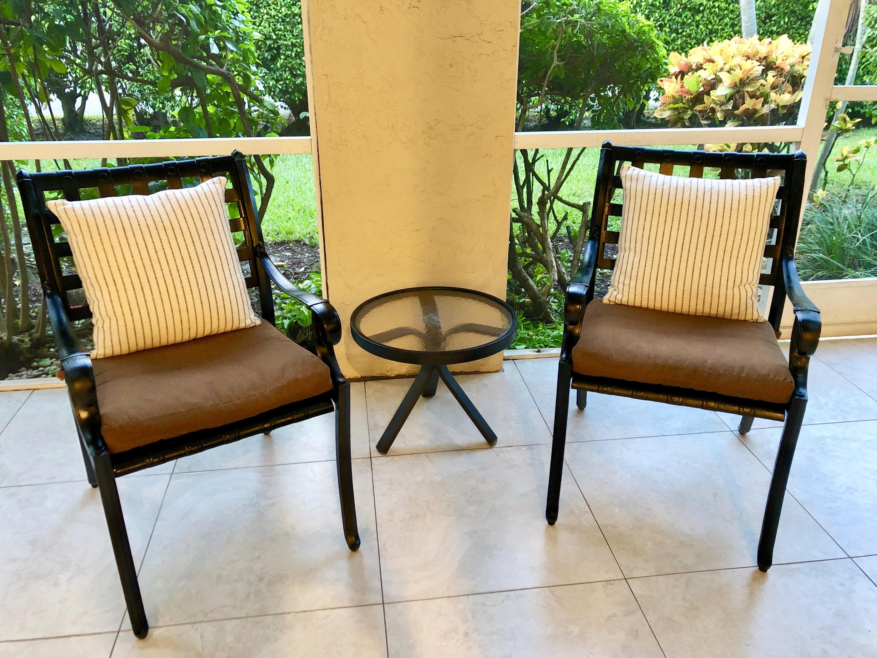 6817 Via Regina Boca Raton, FL 33433 - Photo 38 of 42 a balcony with table and chairs