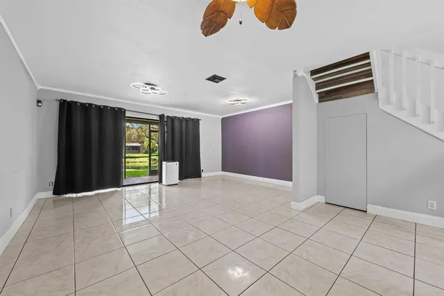 a view of an empty room