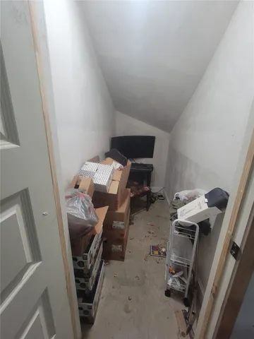 a view of storage and utility room