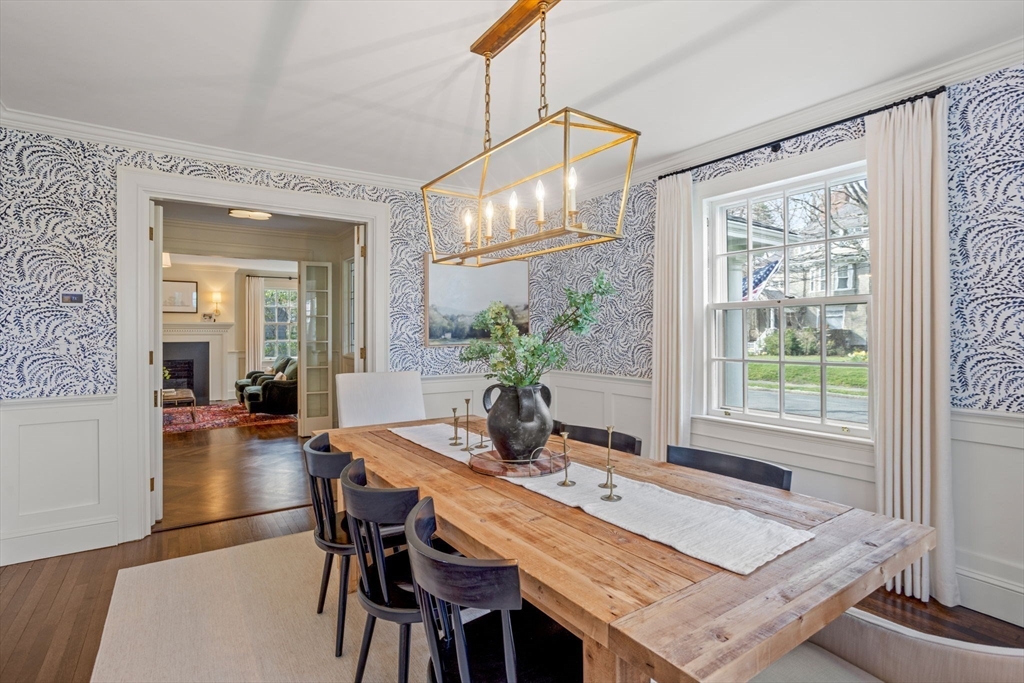 56 Pine Ridge Road Newton, MA 02468 - Photo 6 of 24 a dining room with furniture and window