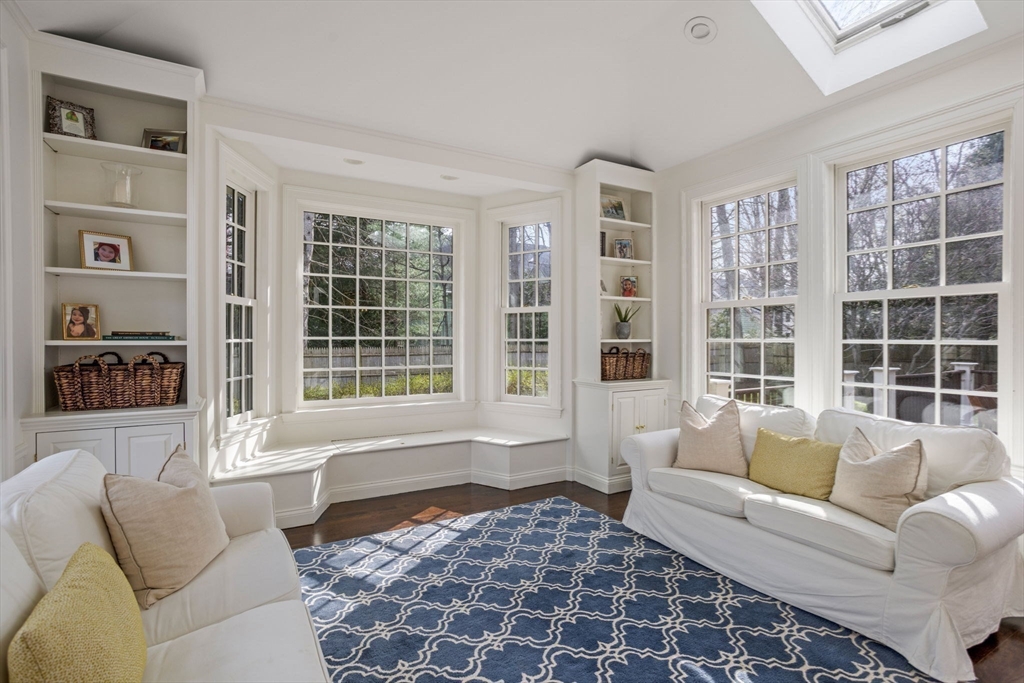 56 Pine Ridge Road Newton, MA 02468 - Photo 9 of 24 a living room with furniture and a large window