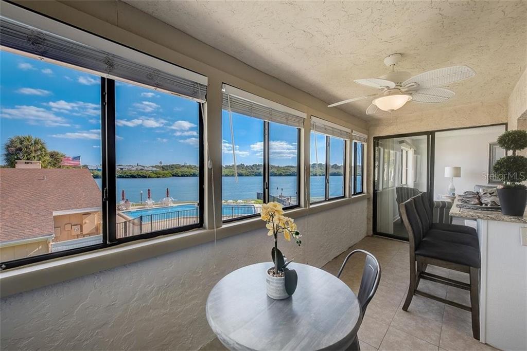 Fabulous water view from the back porch