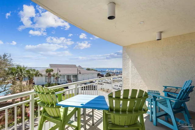 front view of a building with a street