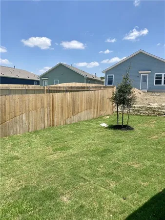 a backyard of a house