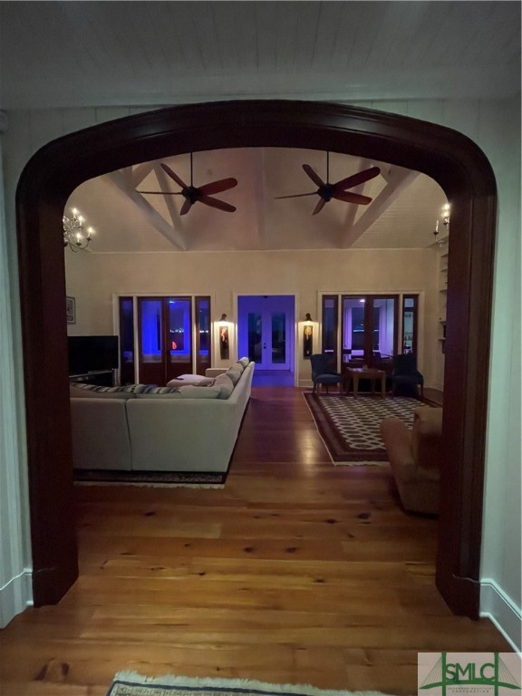 105 Riverside Drive Savannah, GA 31410 - Photo 2 of 36 Living Room at night