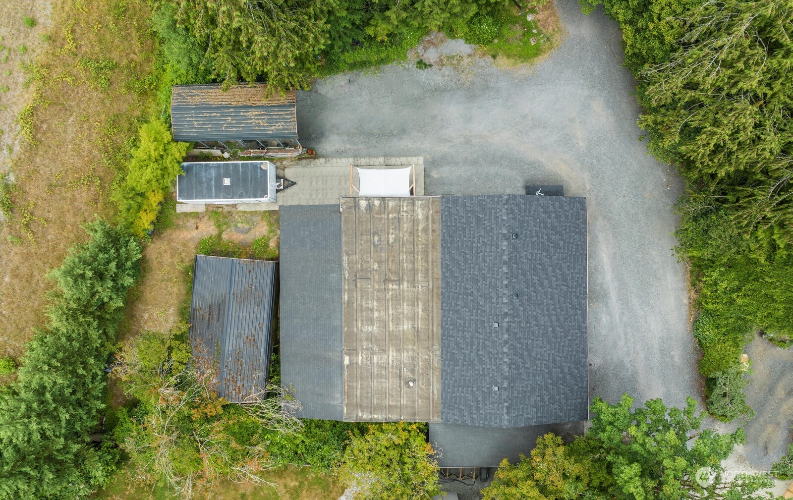 525 192nd Place Southeast Bothell, WA 98012 - Photo 35 of 40 an aerial view of a house with outdoor space and trees all around