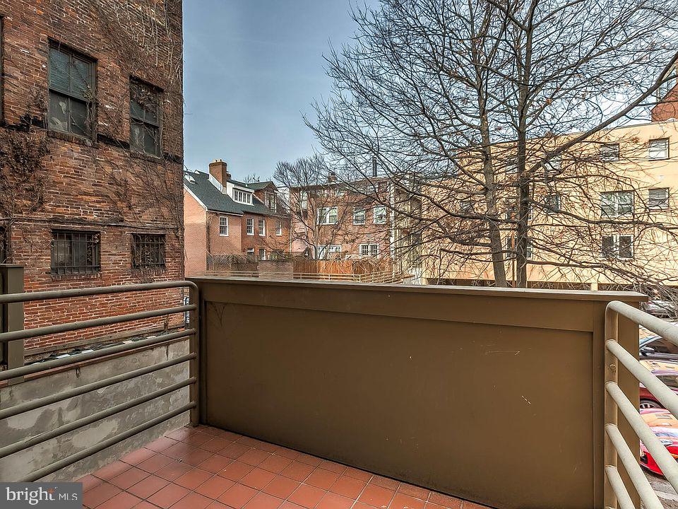 136 Welcome Alley, Unit TH2 Baltimore, MD 21201 - Photo 34 of 39 Urban balcony with city views.