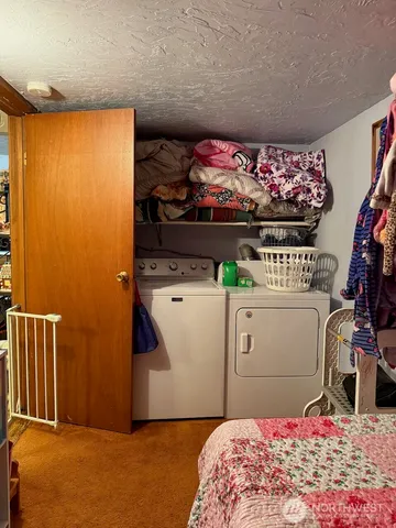 a bed room with a bed