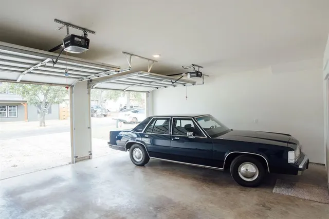 a view of car garage