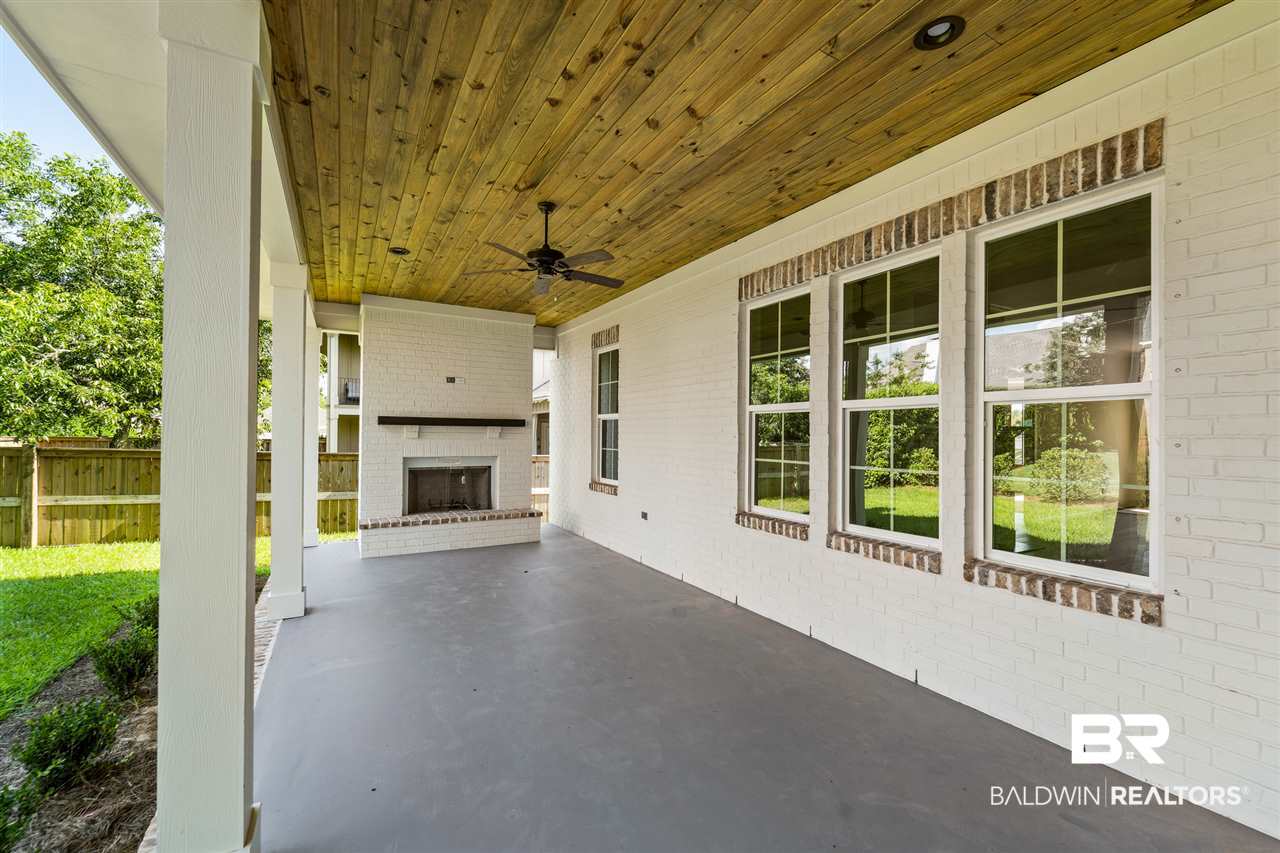 17402 Burwick Loop Fairhope, AL 36532 - Photo 25 of 40 Porch w Wood Burning FP