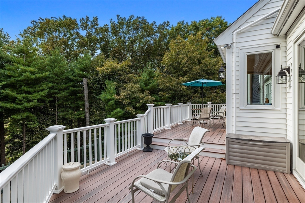 15 Stafford Road Lynnfield, MA 01940 - Photo 16 of 39 a view of balcony with wooden floor and seating space