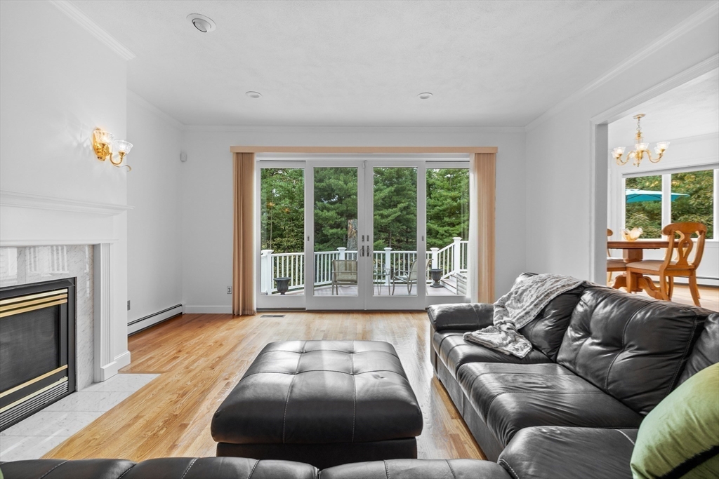 15 Stafford Road Lynnfield, MA 01940 - Photo 20 of 39 a living room with furniture and a fireplace