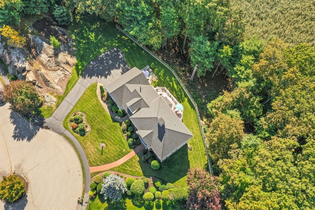 15 Stafford Road Lynnfield, MA 01940 - Photo 39 of 39 an aerial view of a house with a swimming pool