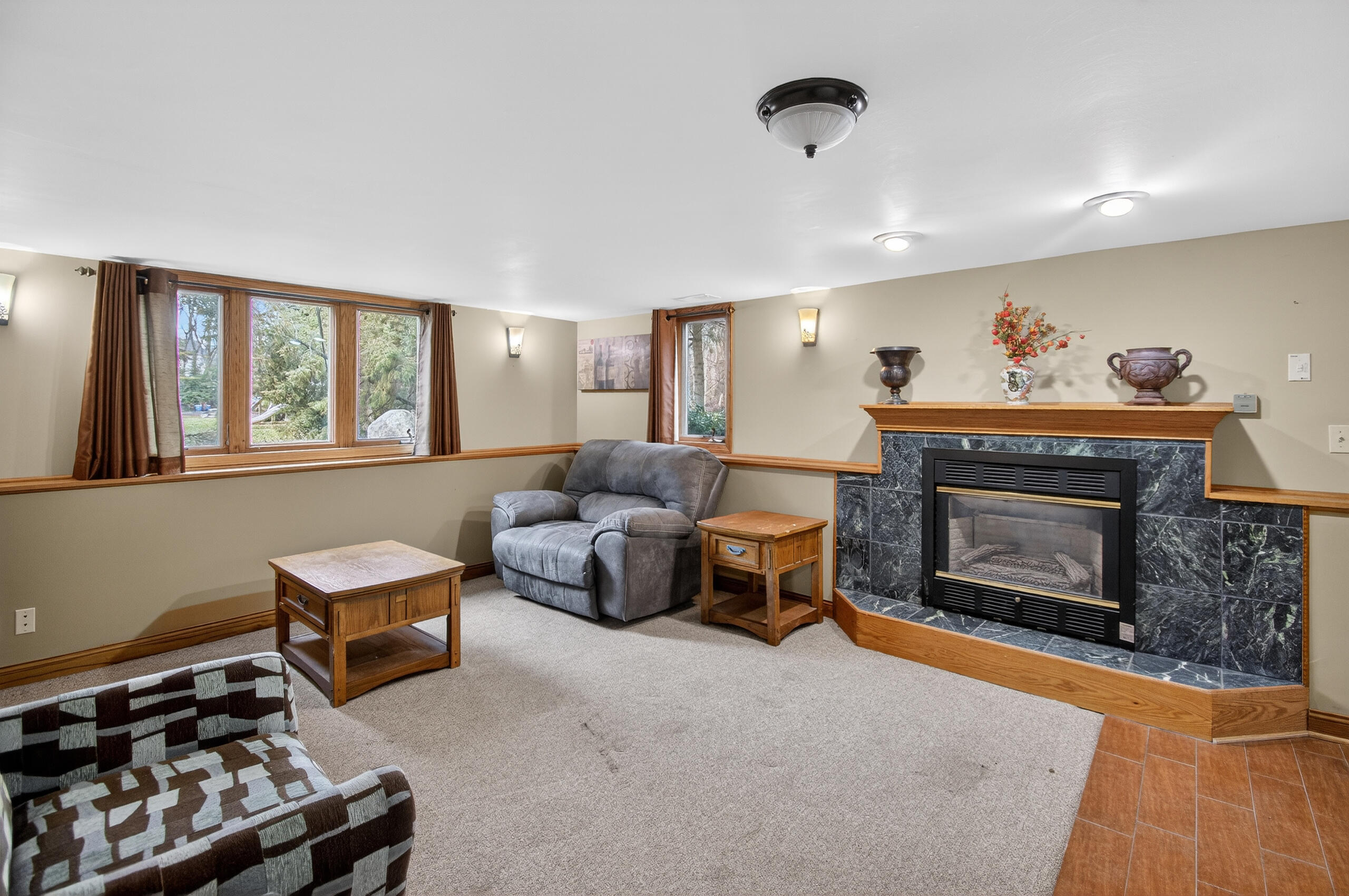 9934 28th Avenue Pleasant Prairie, WI 53158 - Photo 31 of 48 Basement Living Room