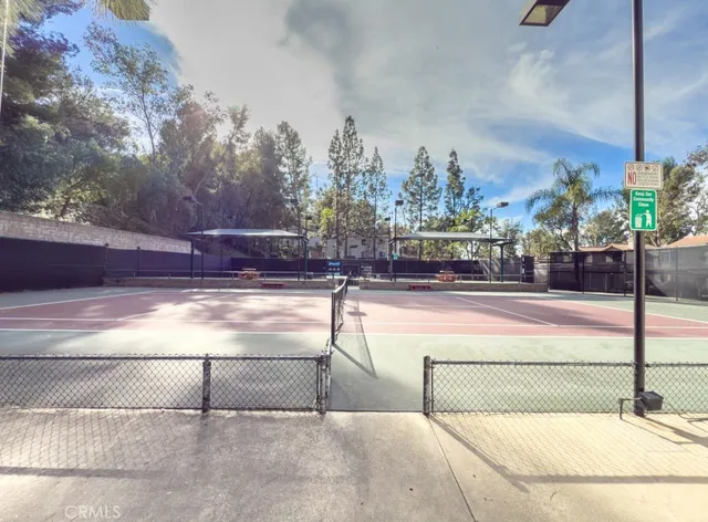 a view of a tennis court