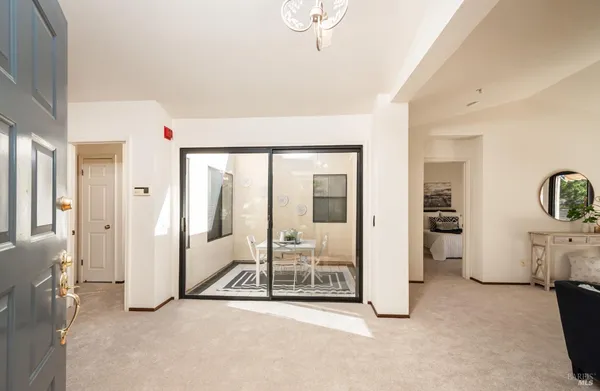 a view of a room with closet
