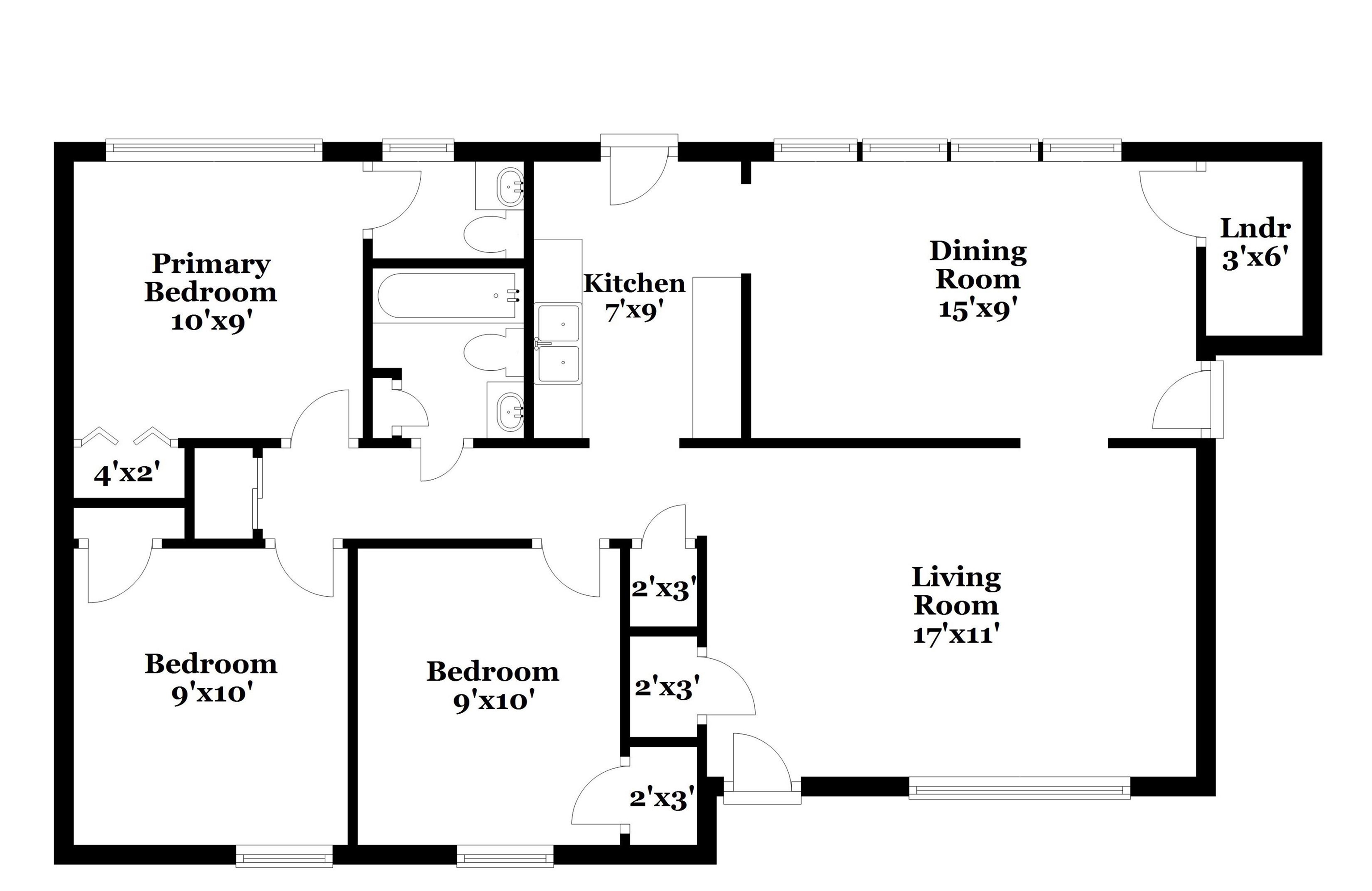 3020 Capri Road Memphis, TN 38118 - Photo 14 of 14 View of property floor plan
