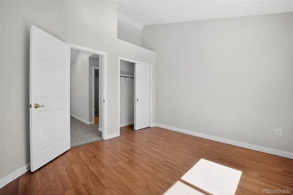 wooden floor in an empty room