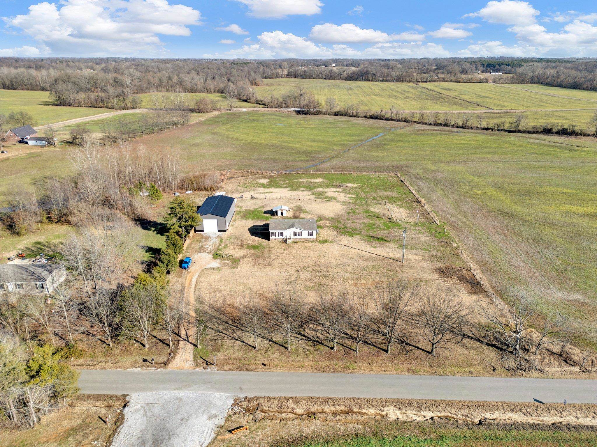 826 Nelson Road Brighton, TN 38011 - Photo 16 of 38 Drone / aerial view featuring a rural view