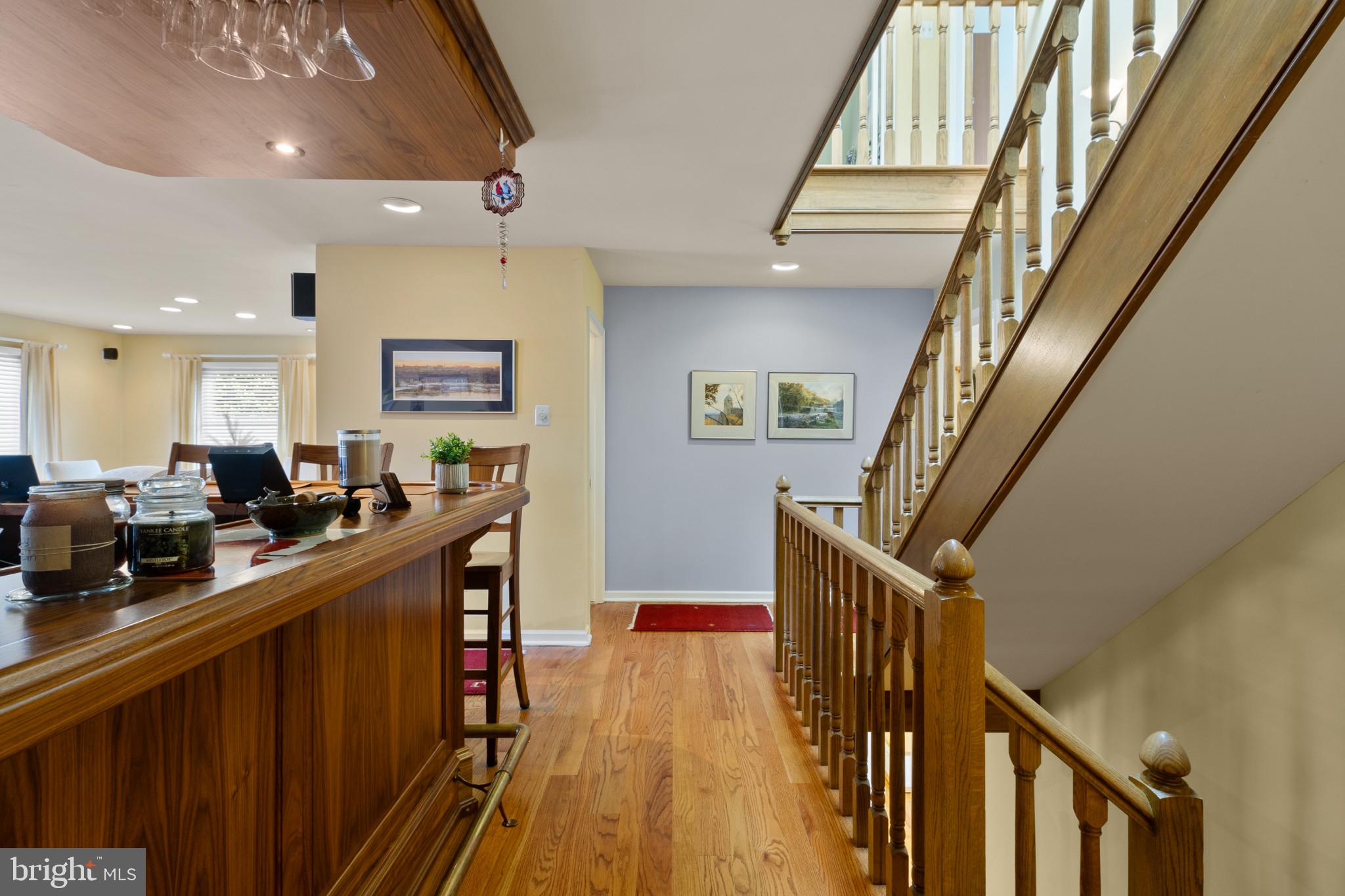 133 Plum Street Moorestown, NJ 08057 - Photo 19 of 54 a view of a kitchen with furniture and staircase