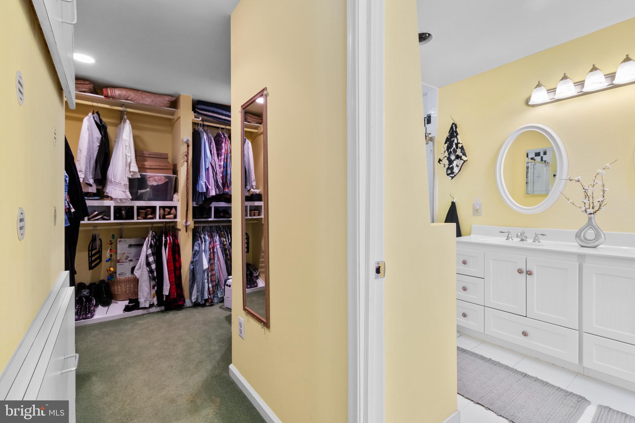133 Plum Street Moorestown, NJ 08057 - Photo 41 of 54 a view of walk in closet with clothes and shoes