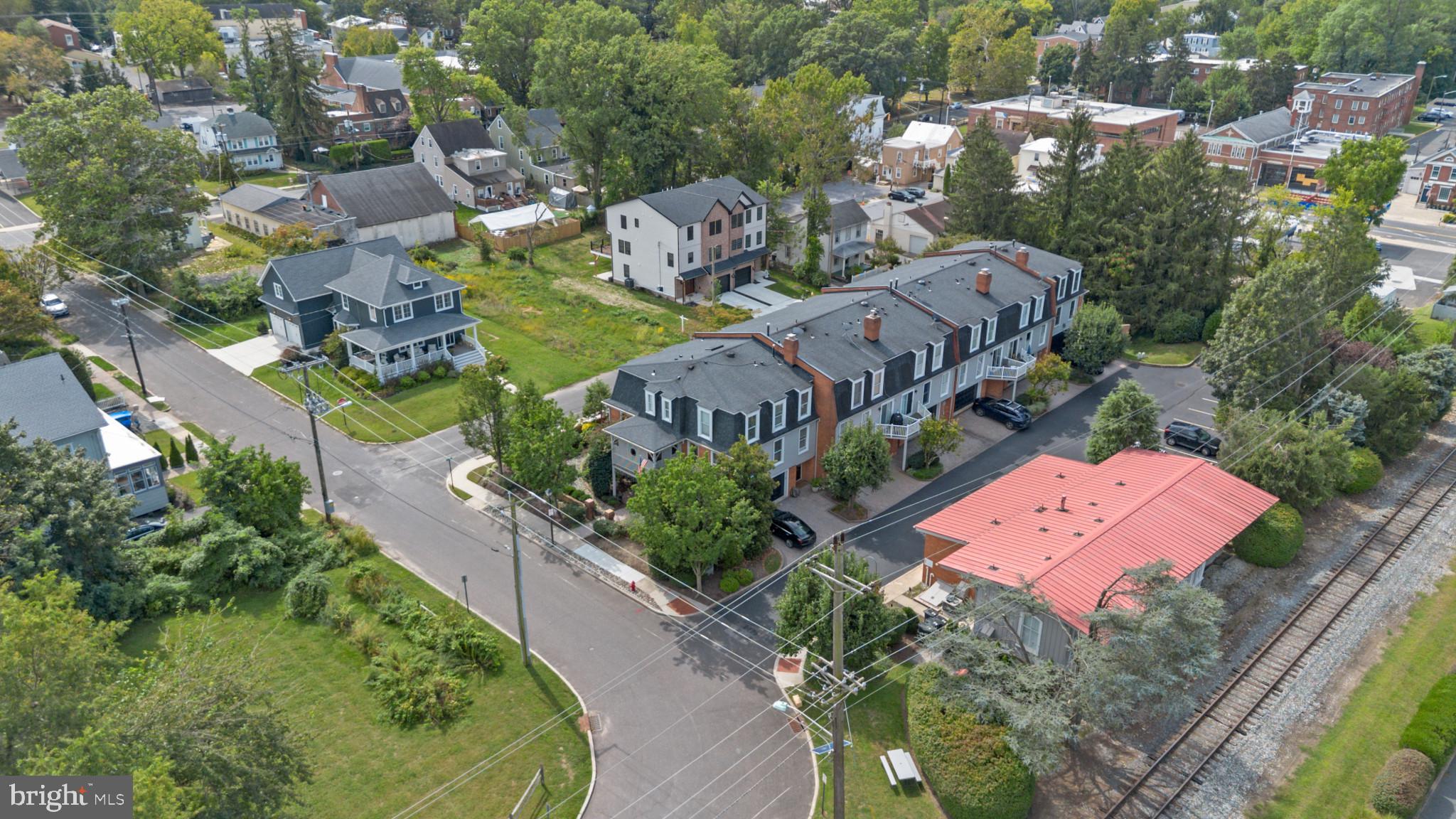 133 Plum Street Moorestown, NJ 08057 - Photo 6 of 54 an aerial view of a house with outdoor space and street view