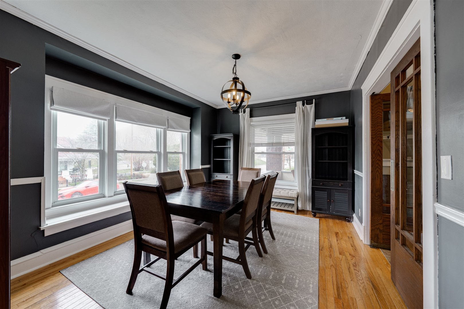 58 White Place Bloomington, IL 61701 - Photo 14 of 38 a dining room with furniture window and wooden floor