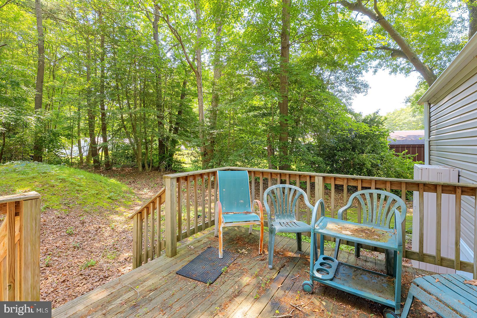 24119 Celtic Street Georgetown, DE 19947 - Photo 26 of 45 a balcony with wooden floor and yard in the back