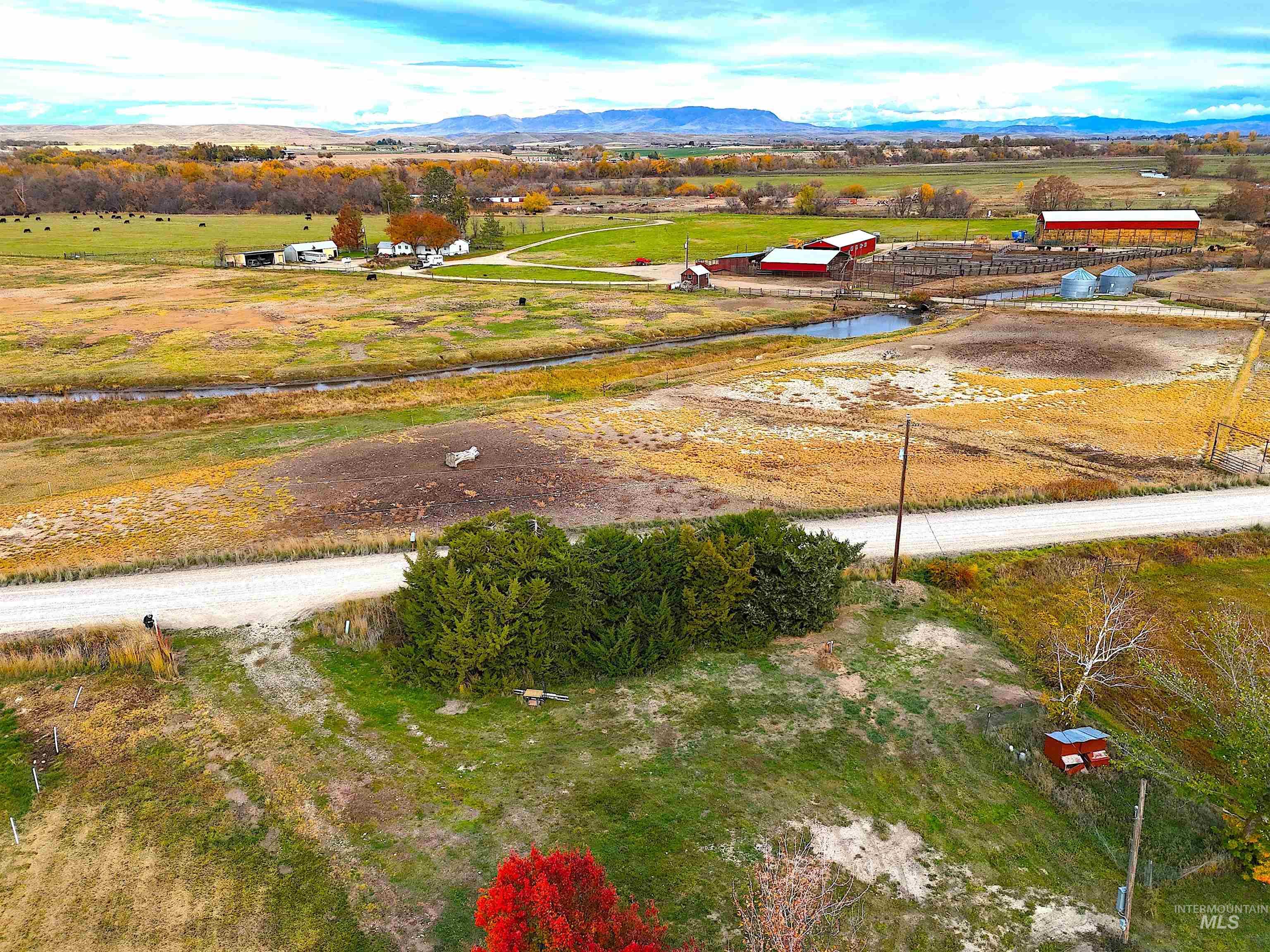 1275 Little Rock Road Emmett, ID 83617 - Photo 4 of 14 Aerial view of sparsely populated area with mountains