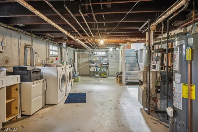 a view of a storage room
