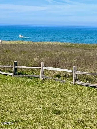 a view of an ocean and beach