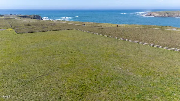 a view of an ocean and beach