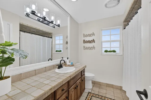 a outdoor living space with furniture