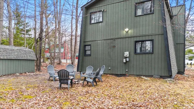 a view of outdoor seating