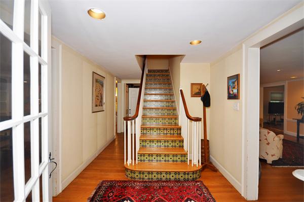 75 Blake Road Brookline, MA 02445 - Photo 3 of 21 a view of entryway with wooden floor