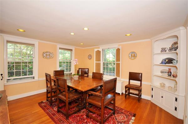 75 Blake Road Brookline, MA 02445 - Photo 6 of 21 a view of a dining room with furniture window and wooden floor