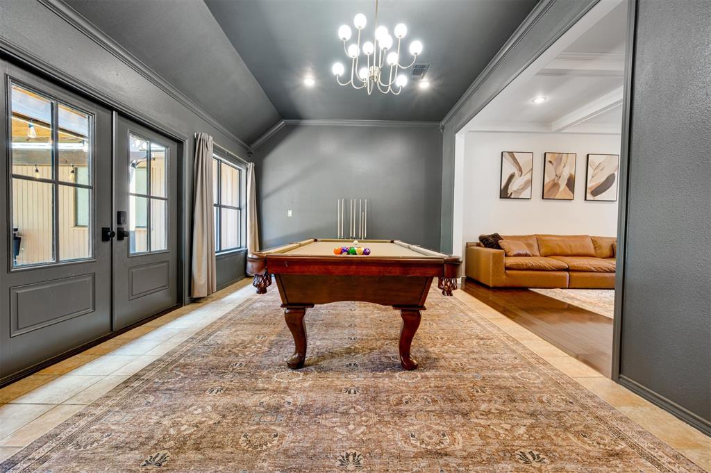 650 Spruce Drive Reno, TX 75462 - Photo 13 of 29 a room with pool table and wooden floor