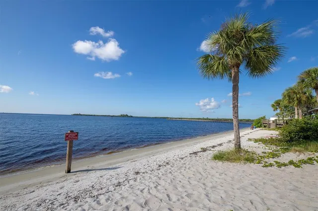 view of an ocean and city