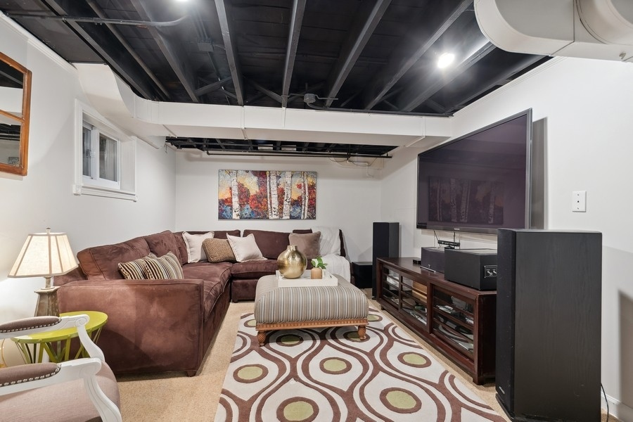 567 Rosemary Road Lake Forest, IL 60045 - Photo 29 of 42 a living room with furniture and a flat screen tv