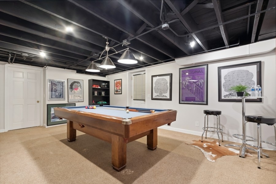 567 Rosemary Road Lake Forest, IL 60045 - Photo 30 of 42 a room with table tennis pool table and windows