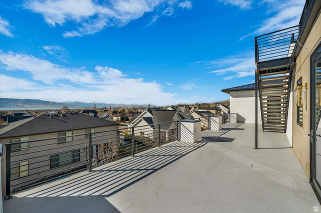 2152 South 30 West Orem, UT 84058 - Photo 4 of 56 View of patio featuring a residential view and a mountain view