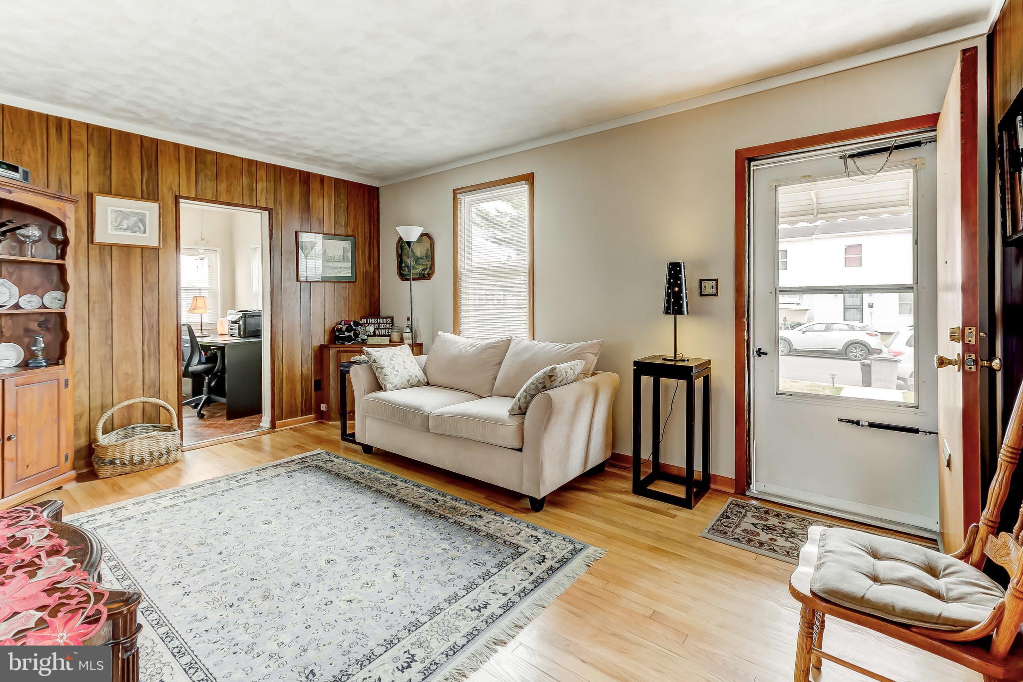 9 Fairway Road Baltimore, MD 21221 - Photo 2 of 35 Living Room with Gleaming Hardwood Floors